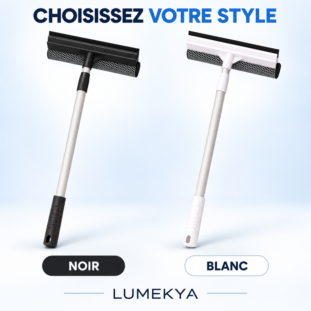 Raclette à vitres 2-en-1 LUMEKYA