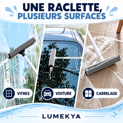 Raclette à vitres 2-en-1 LUMEKYA