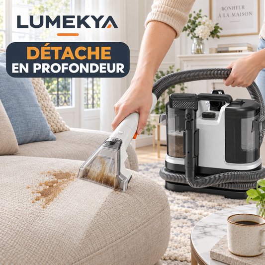Nettoyeur injecteur-extracteur LUMEKYA – Canapés et tapis