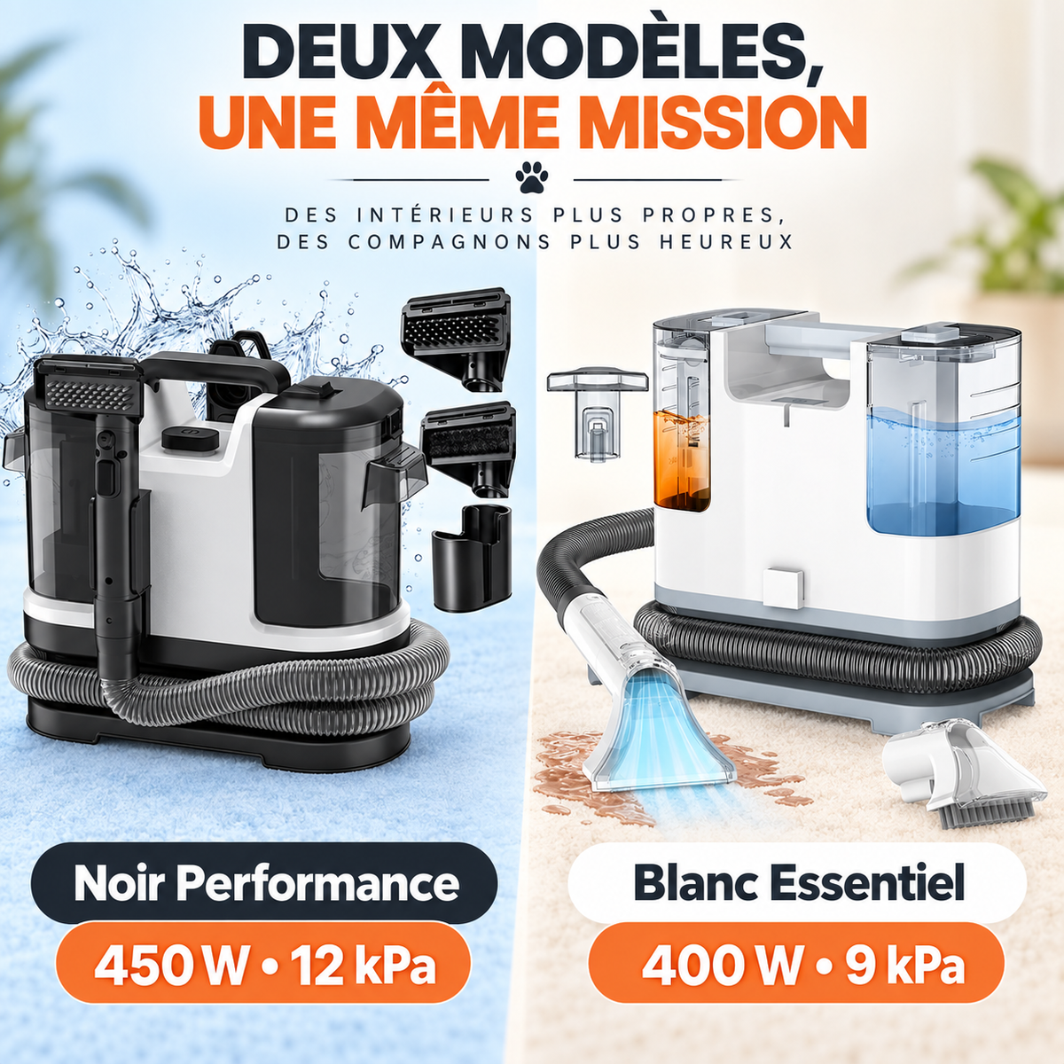 Nettoyeur injecteur-extracteur LUMEKYA – Canapés et tapis