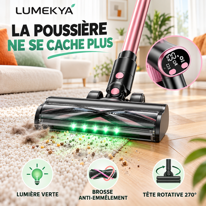 Aspirateur balai sans fil 10-en-1 LUMEKYA – 40 kPa