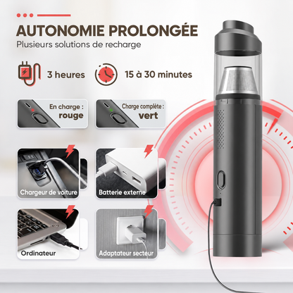 Aspirateur à main 4-en-1 LUMEKYA