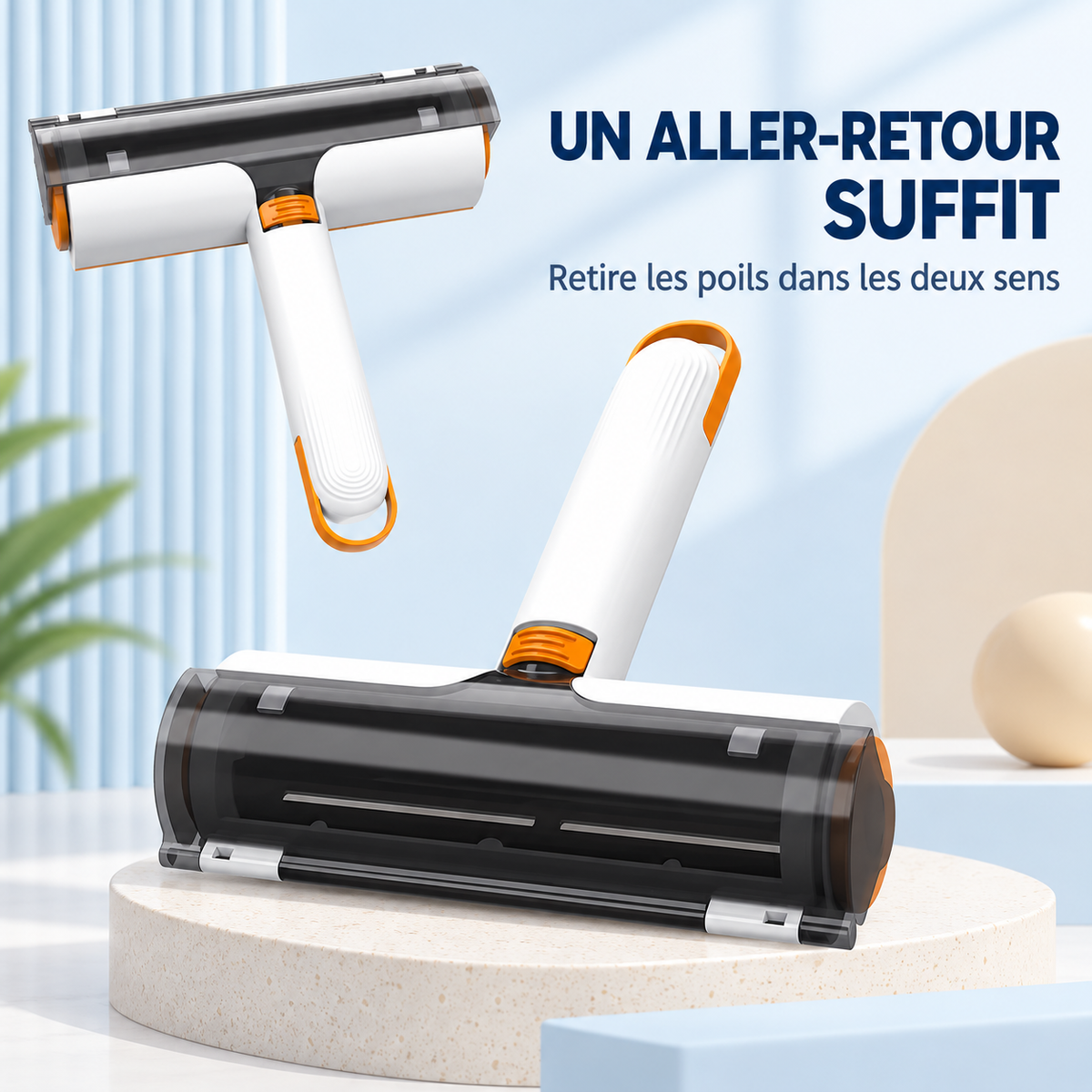 Rouleau anti-poils réutilisable LUMEKYA – Canapés, tapis et vêtements