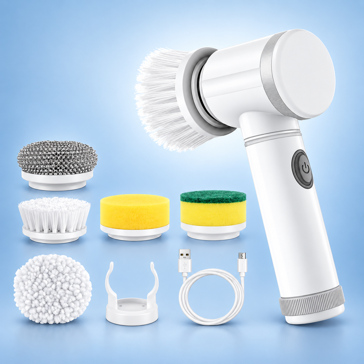 Brosse électrique compacte sans fil 5-en-1 LUMEKYA